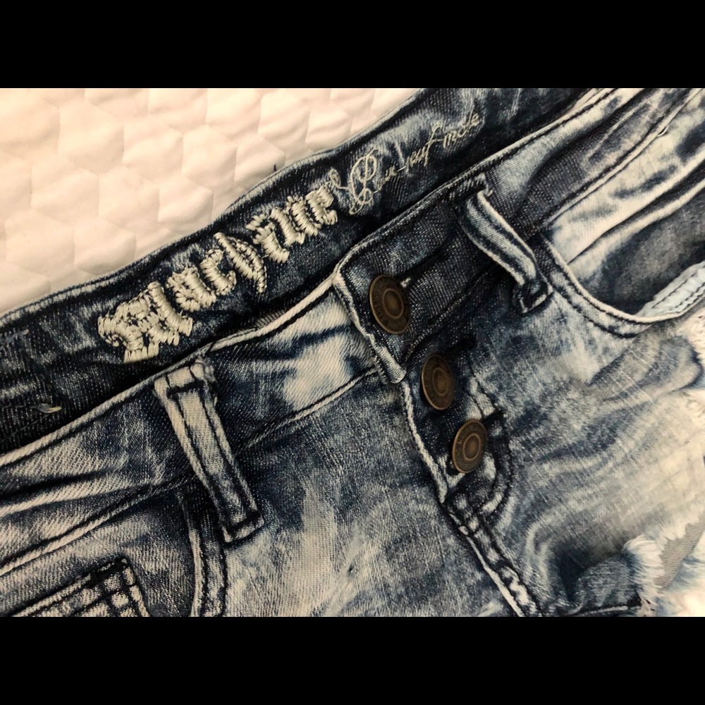 🔹Machine Acid Wash Shorts🔹 - Picture 3 of 16